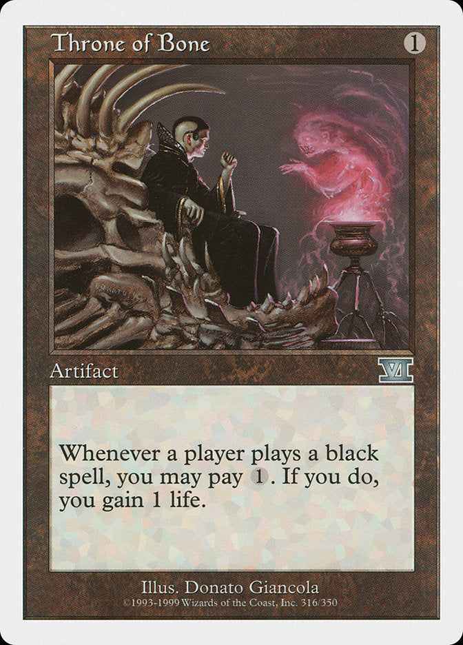 Magic: The Gathering - Throne of Bone - Sixth Edition