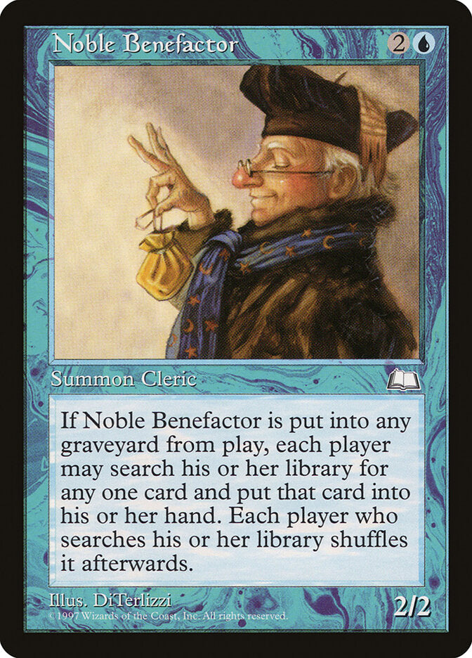 Magic: The Gathering - Noble Benefactor - Weatherlight