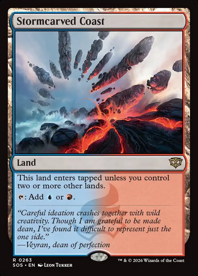 MTG - Stormcarved Coast - Secrets of Strixhaven (SOS)