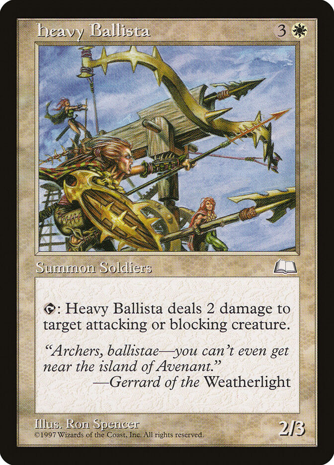 Magic: The Gathering - Heavy Ballista - Weatherlight