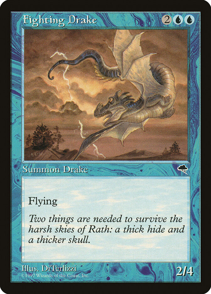 Magic: The Gathering - Fighting Drake - Tempest