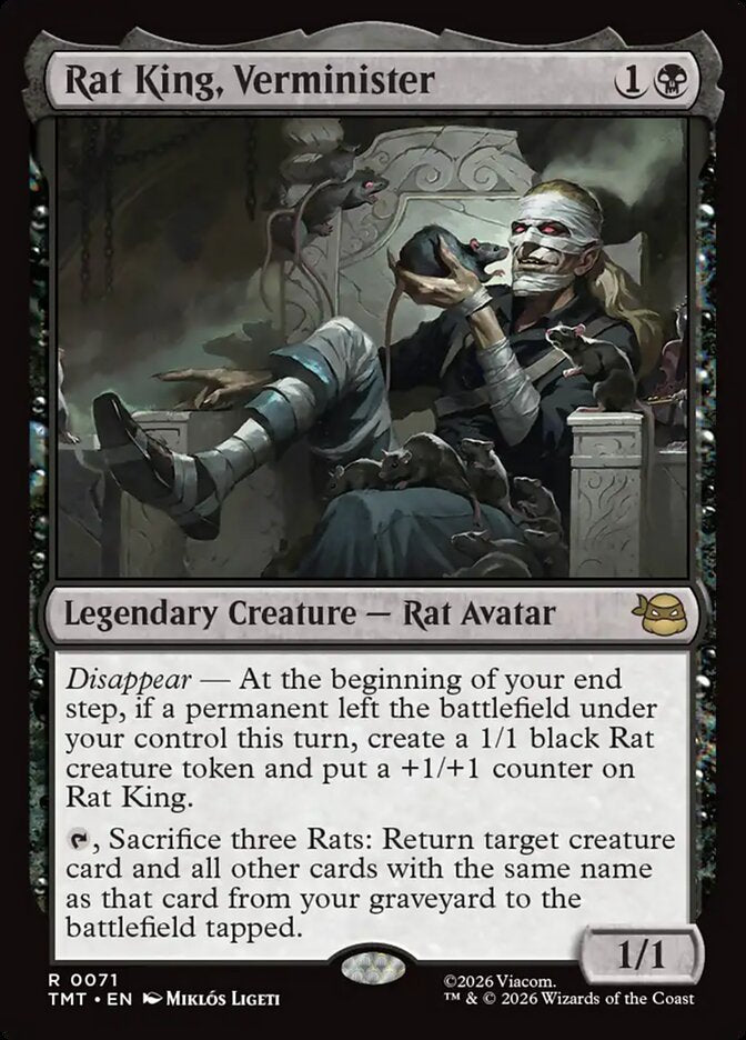 MTG - Rat King, Verminister - Teenage Mutant Ninja Turtles (SOS)