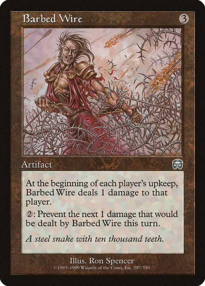 Magic: The Gathering - Barbed Wire - Mercadian Masques