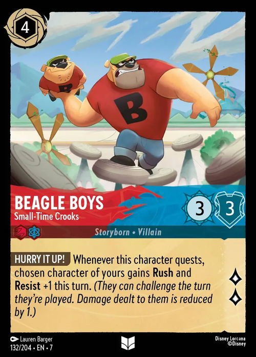 Lorcana - Beagle Boys - Small-Time Crooks - Archazia's Island
