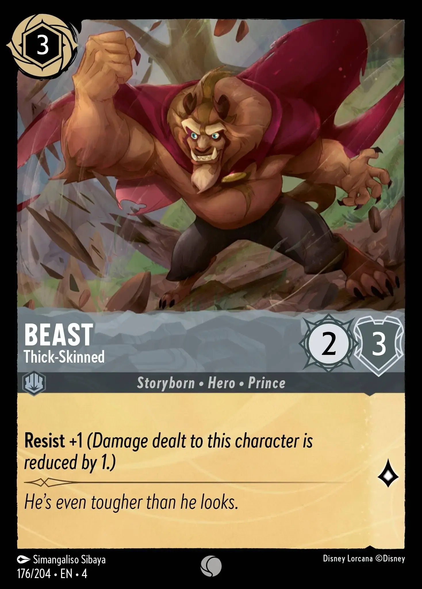 Lorcana - Beast - Thick-Skinned - Ursula's Return