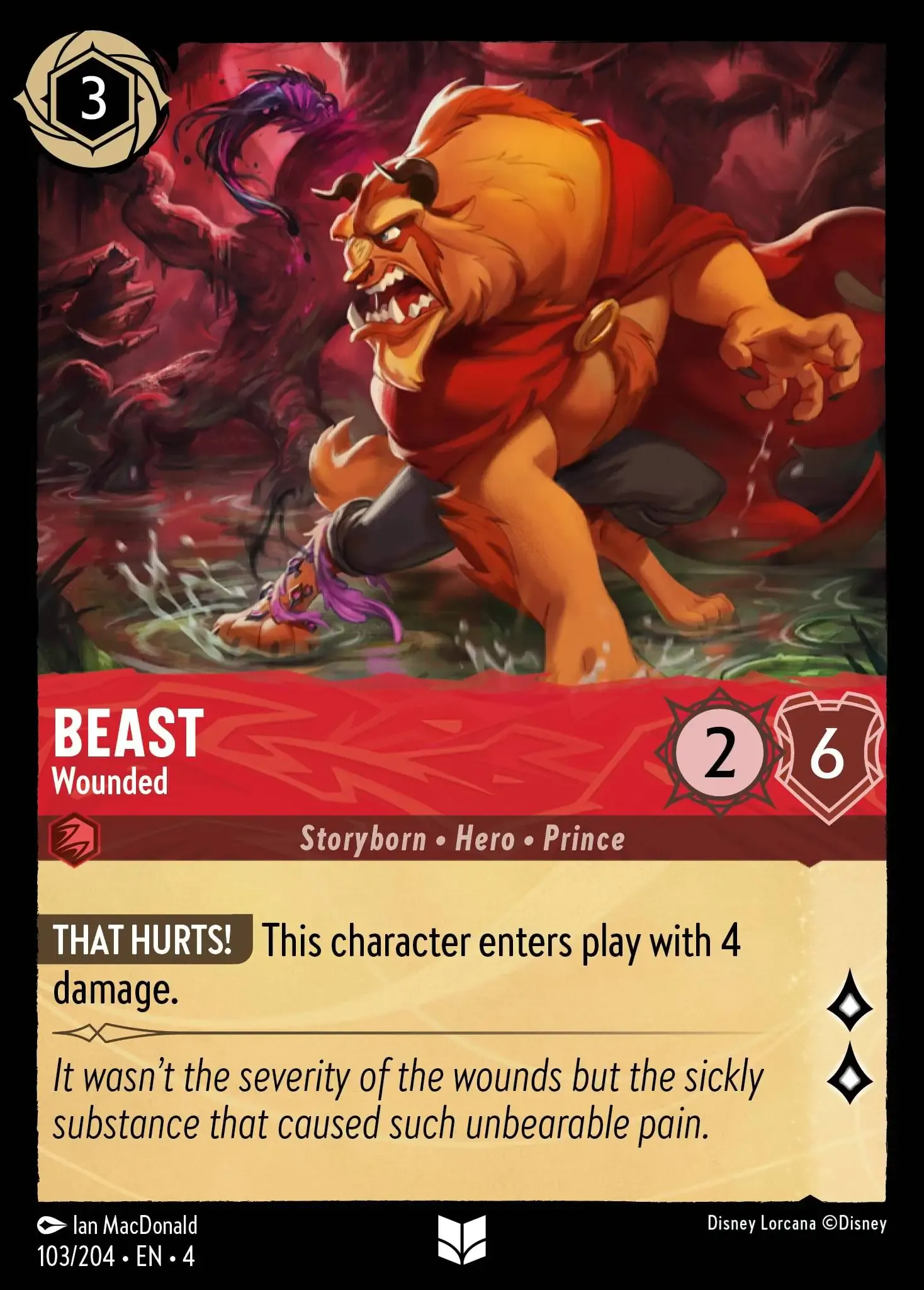 Lorcana - Beast - Wounded - Ursula's Return