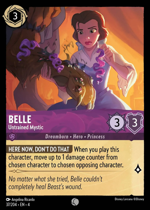 Lorcana - Belle - Untrained Mystic - Ursula's Return