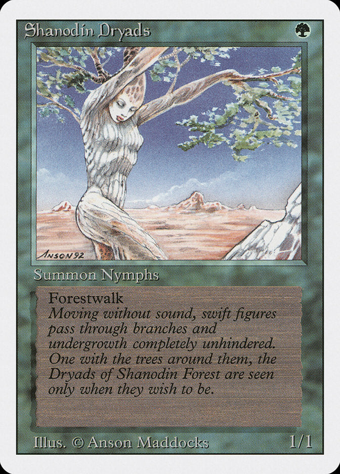 Magic: The Gathering - Shanodin Dryads - Revised