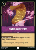 Lorcana - Binding Contract - Rise of the Floodborn