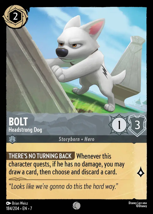 Lorcana - Bolt - Headstrong Dog - Archazia's Island