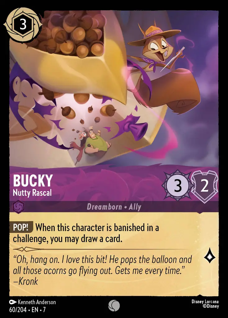 Lorcana - Bucky - Nutty Rascal - Archazia's Island