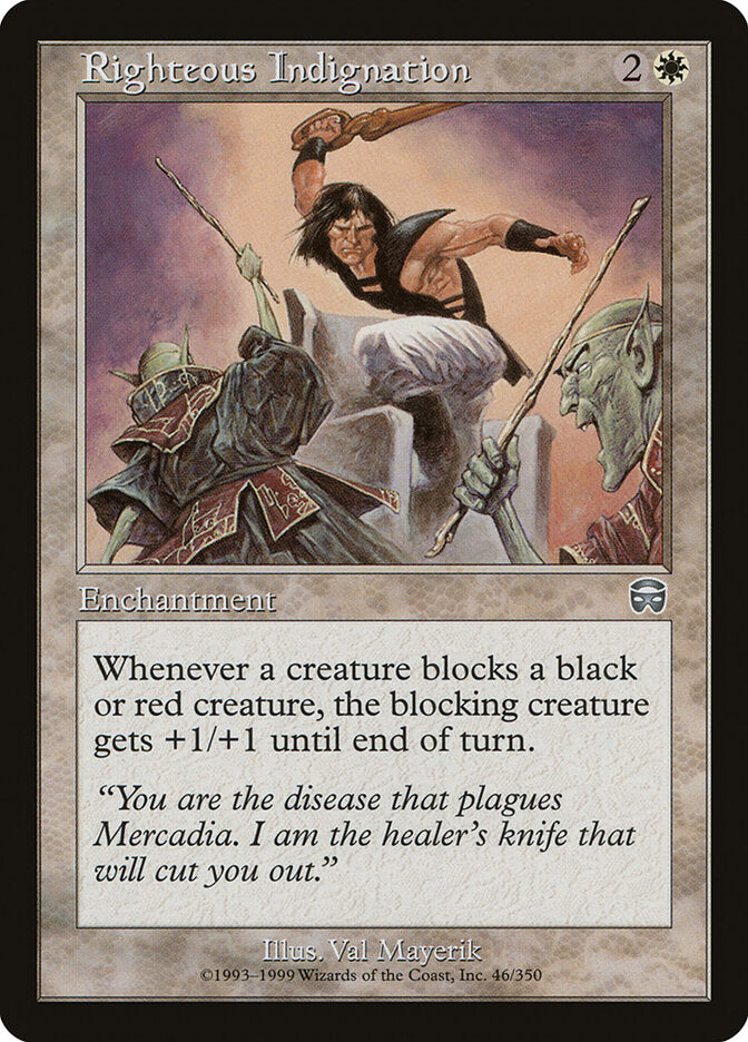 Magic: The Gathering - Righteous Indignation - Mercadian Masques