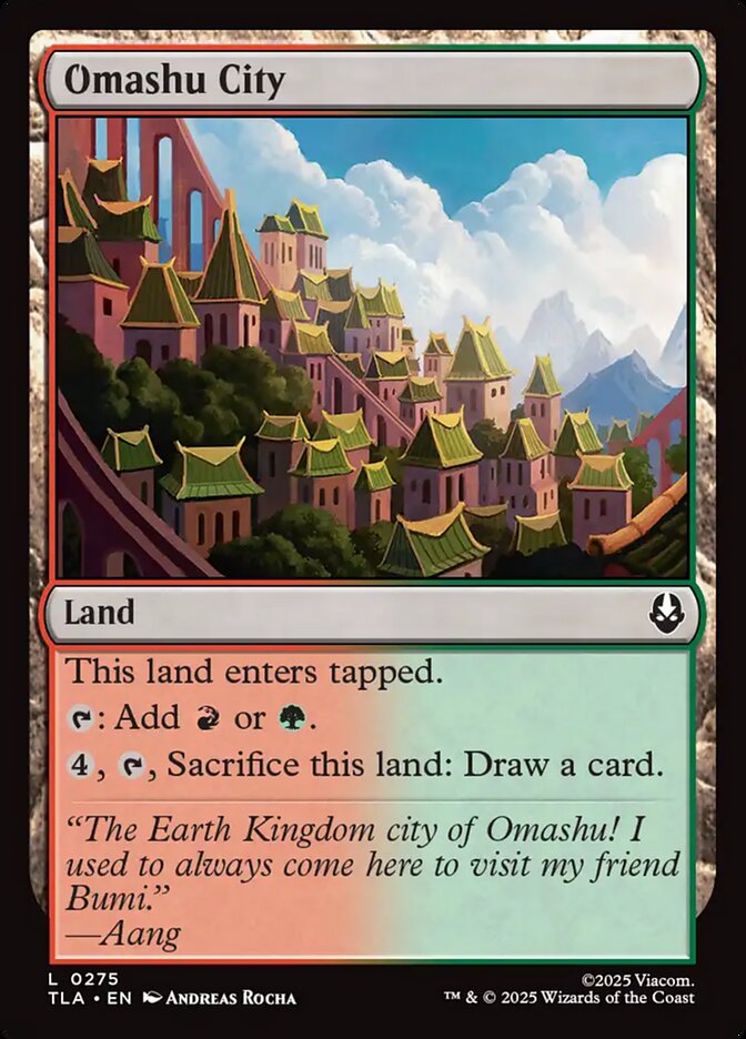 Magic: The Gathering - Omashu City - Avatar: The Last Airbender