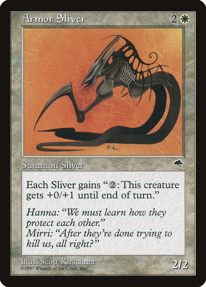 Magic: The Gathering - Armor Sliver - Tempest