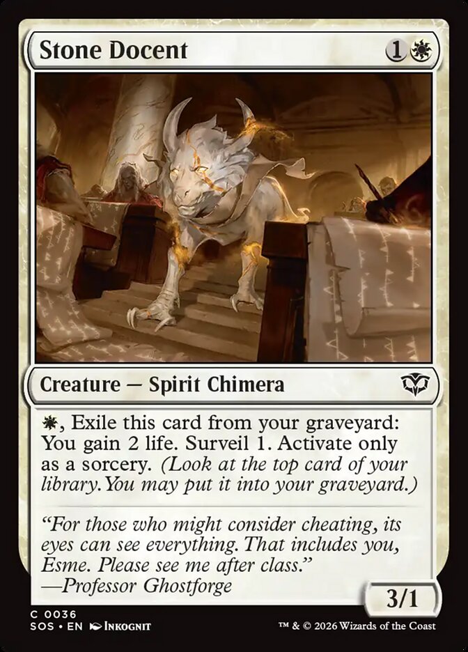 MTG - Stone Docent - Secrets of Strixhaven (SOS)