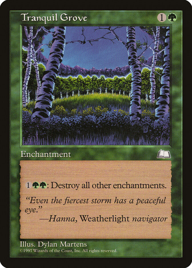 Magic: The Gathering - Tranquil Grove - Weatherlight