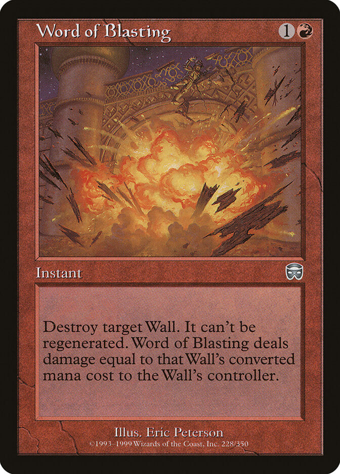 Magic: The Gathering - Word of Blasting - Mercadian Masques