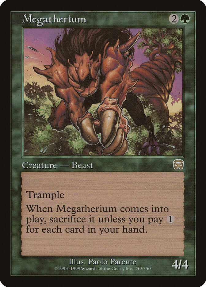 Magic: The Gathering - Megatherium - Mercadian Masques