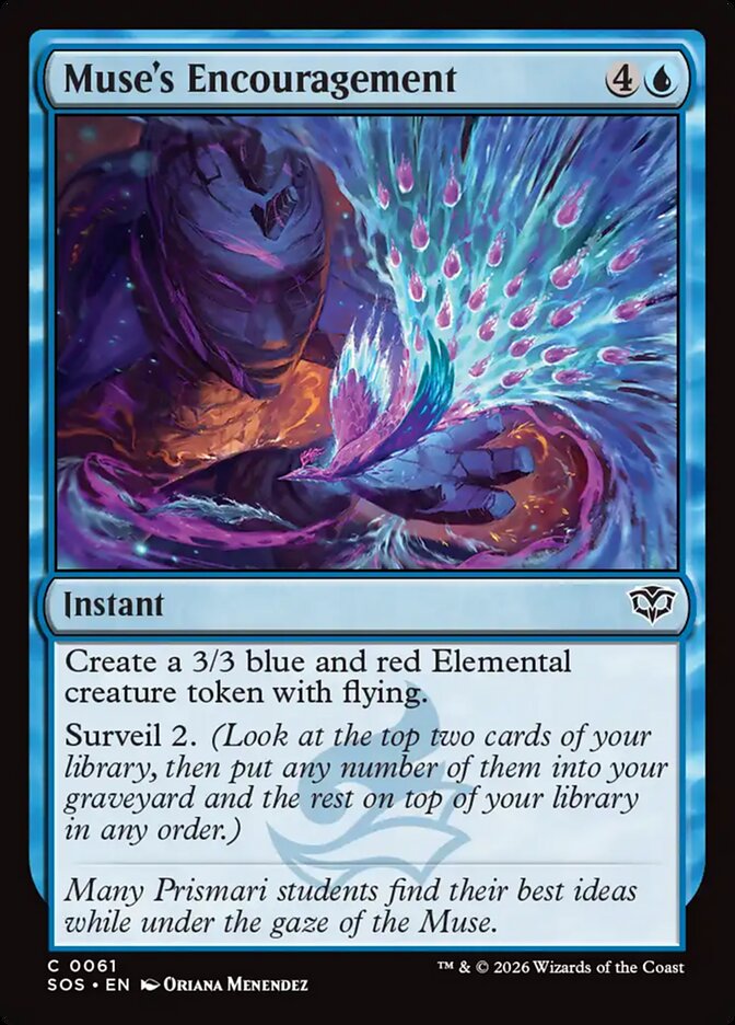 MTG - Muse's Encouragement - Secrets of Strixhaven (SOS)