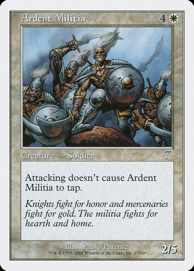 Magic: The Gathering - Ardent Militia - Seventh Edition