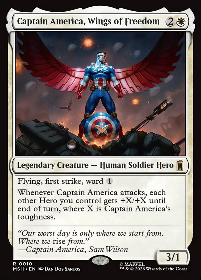 Magic: The Gathering - Captain America, Wings of Freedom - Marvel Super Heroes