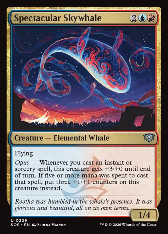 MTG - Spectacular Skywhale - Secrets of Strixhaven (SOS)