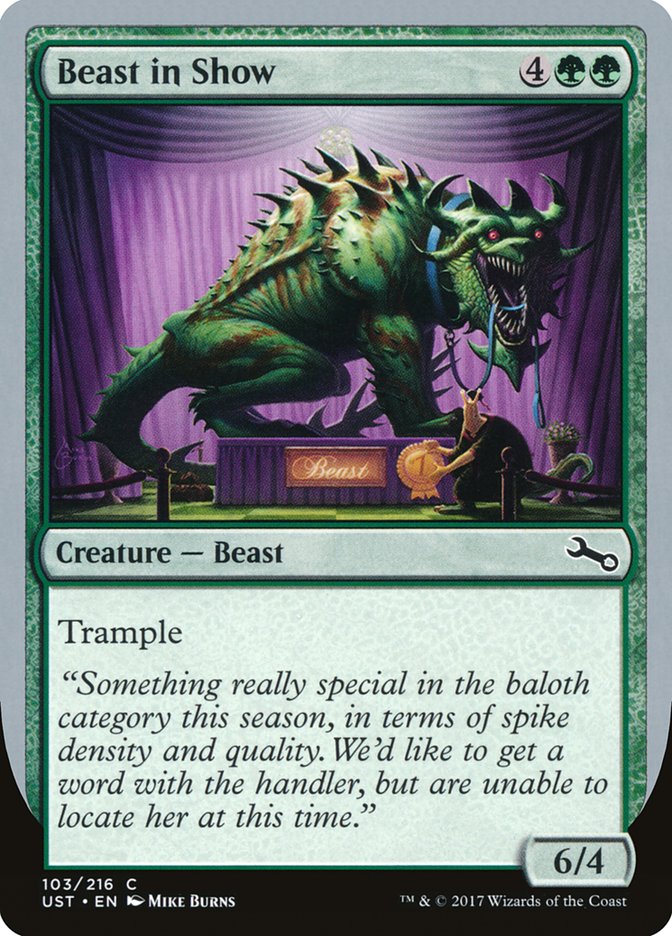 MTG - Beast in Show - Unstable (SOS)