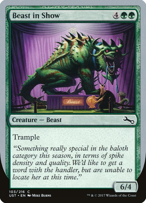 MTG - Beast in Show - Unstable (SOS)