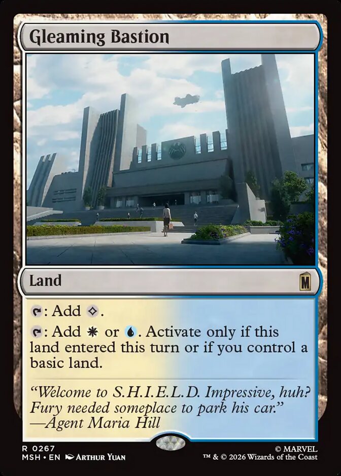 Magic: The Gathering - Gleaming Bastion - Marvel Super Heroes