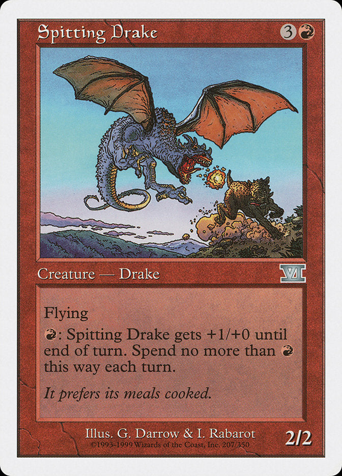 Magic: The Gathering - Spitting Drake - Sixth Edition