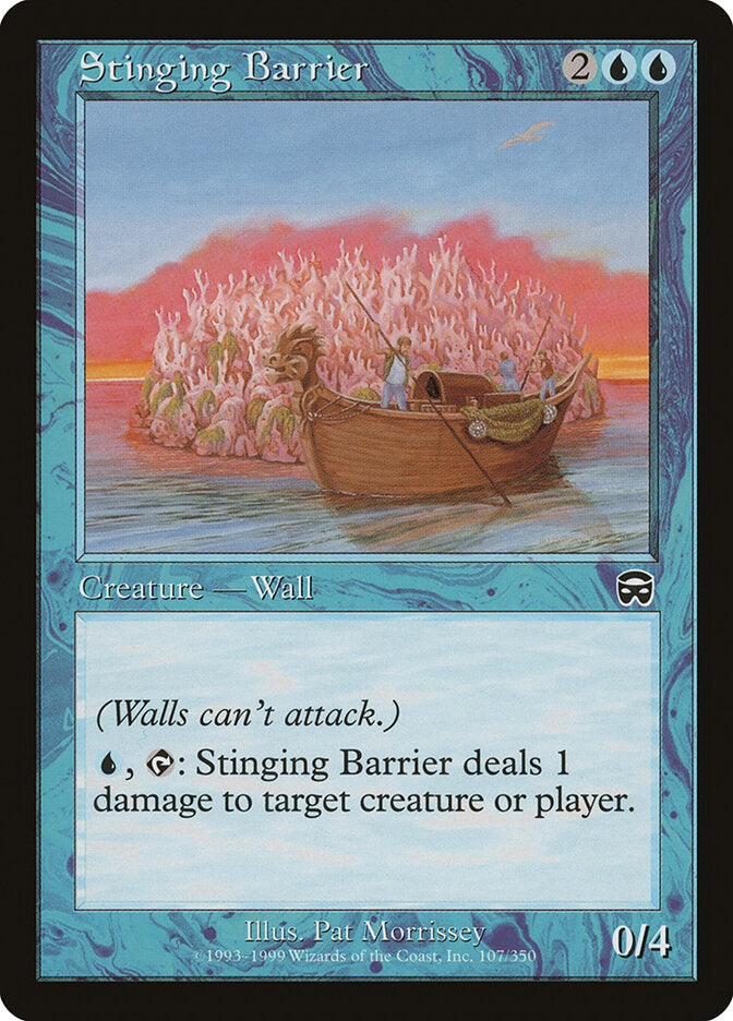 Magic: The Gathering - Stinging Barrier - Mercadian Masques