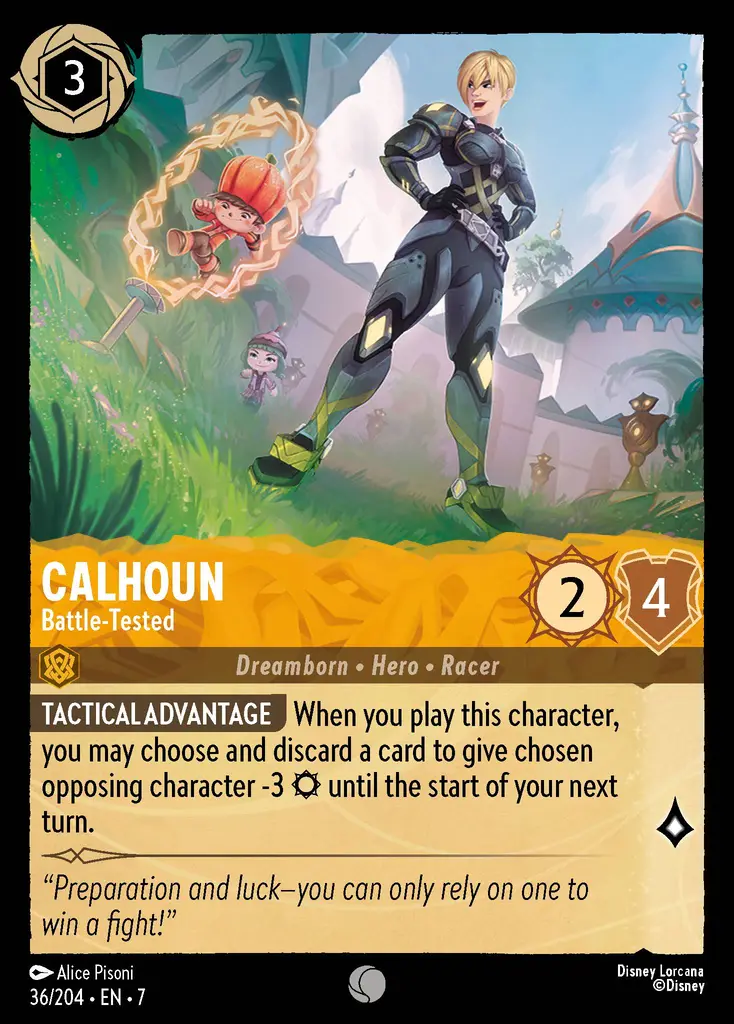 Lorcana - Calhoun - Battle-Tested - Archazia's Island