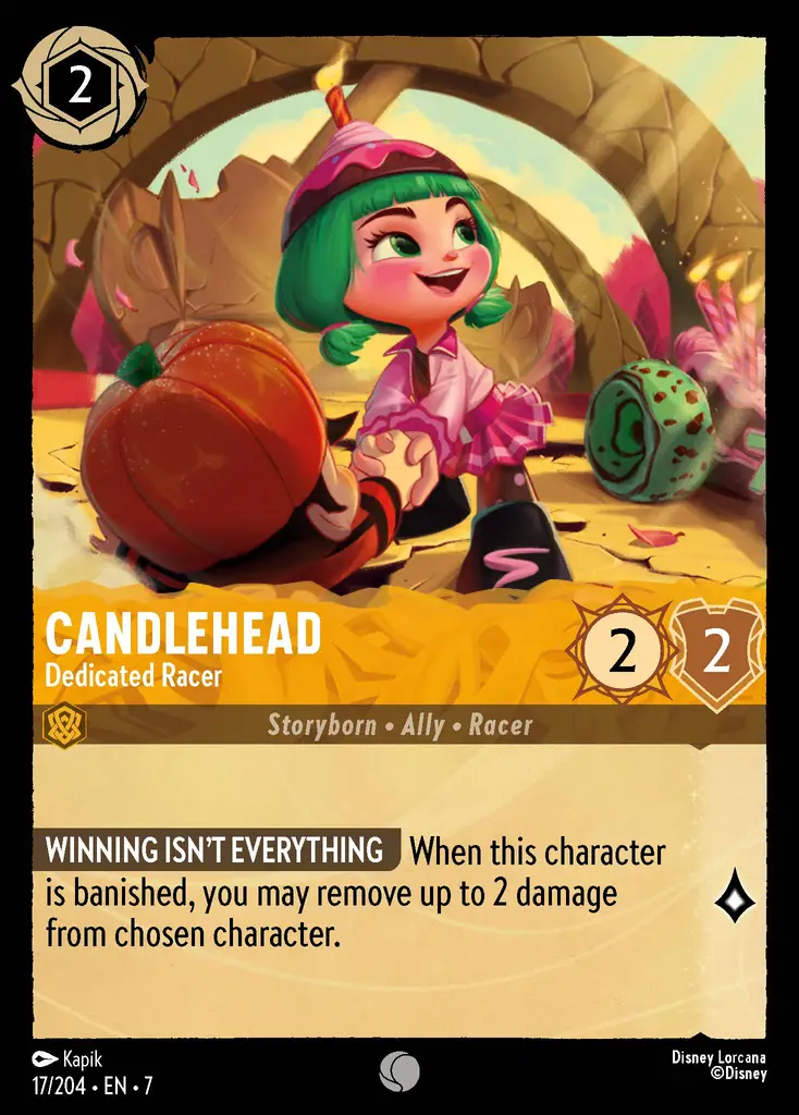 Lorcana - Candlehead - Dedicated Racer - Archazia's Island