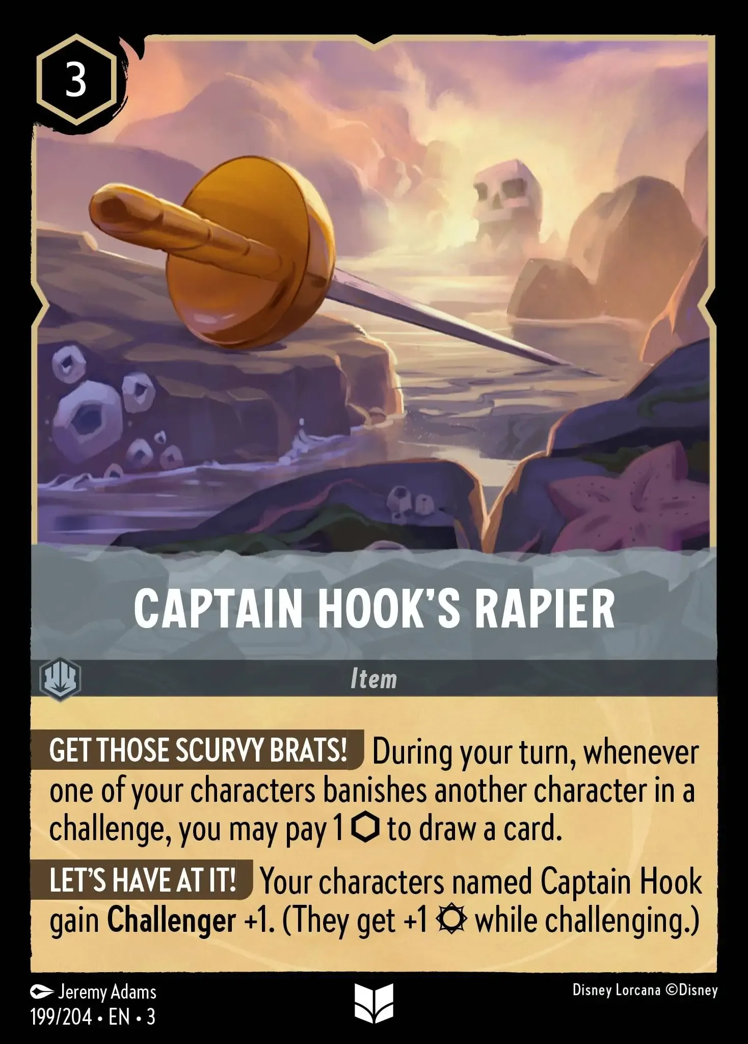 Lorcana - Captain Hook's Rapier - Into the Inklands