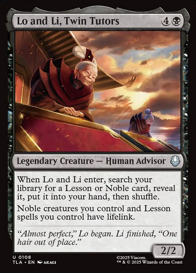 Magic: The Gathering - Lo and Li, Twin Tutors - Avatar: The Last Airbender