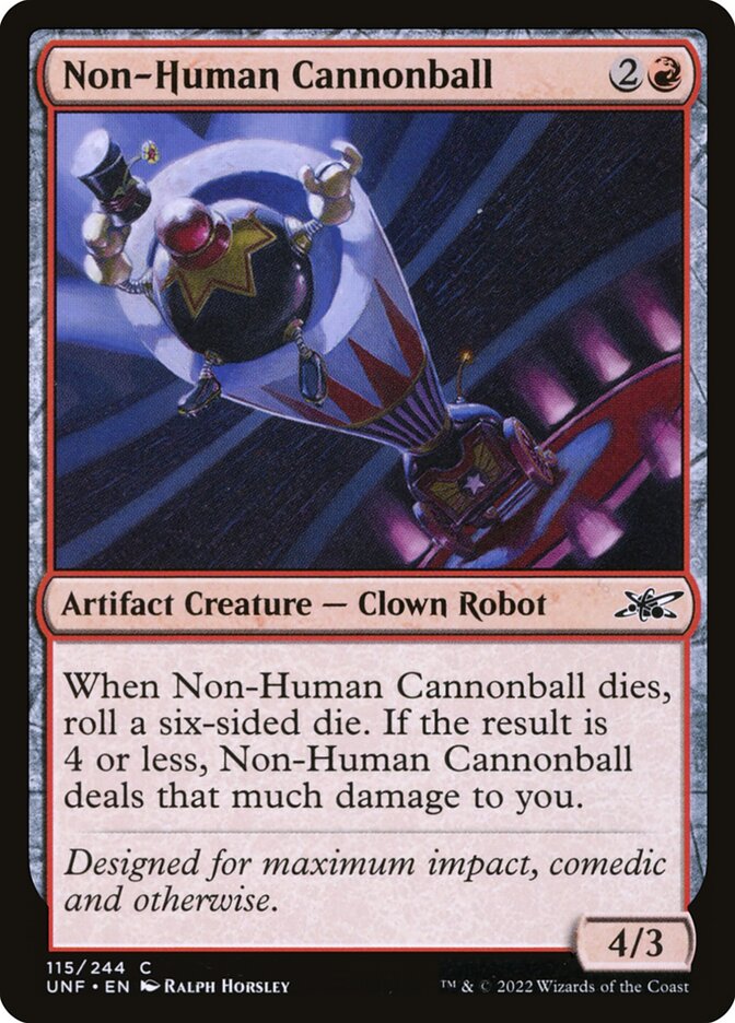 MTG - Non-Human Cannonball - Unfinity (SOS)