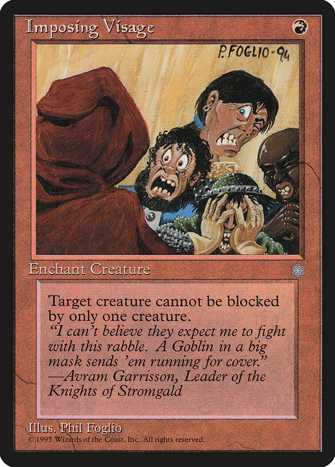 Magic: The Gathering - Imposing Visage - Ice Age
