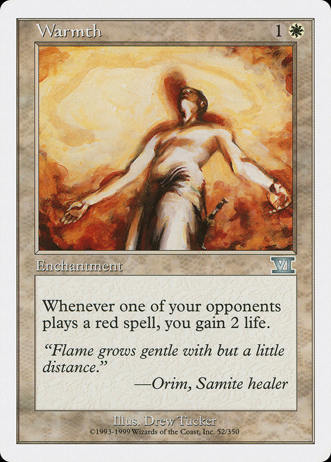 Magic: The Gathering - Warmth - Sixth Edition