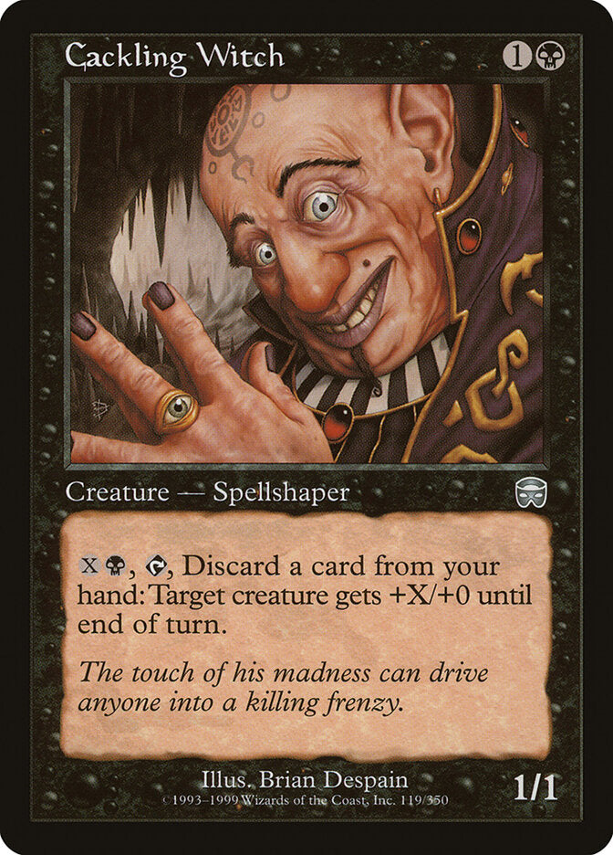 Magic: The Gathering - Cackling Witch - Mercadian Masques