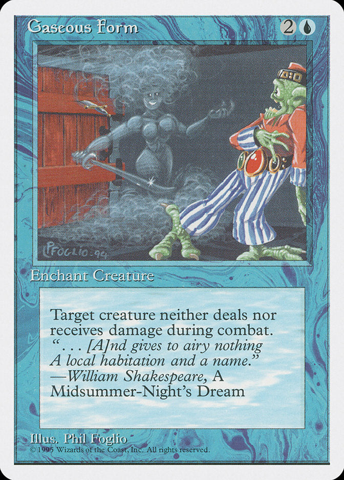 Magic: The Gathering - Gaseous Form - Fourth Edition