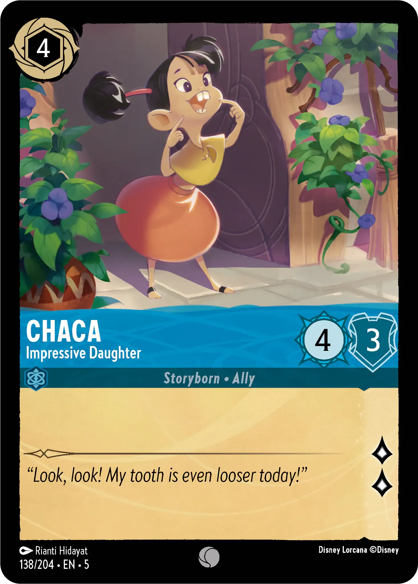 Lorcana - Chaca - Impressive Daughter - Shimmering Skies