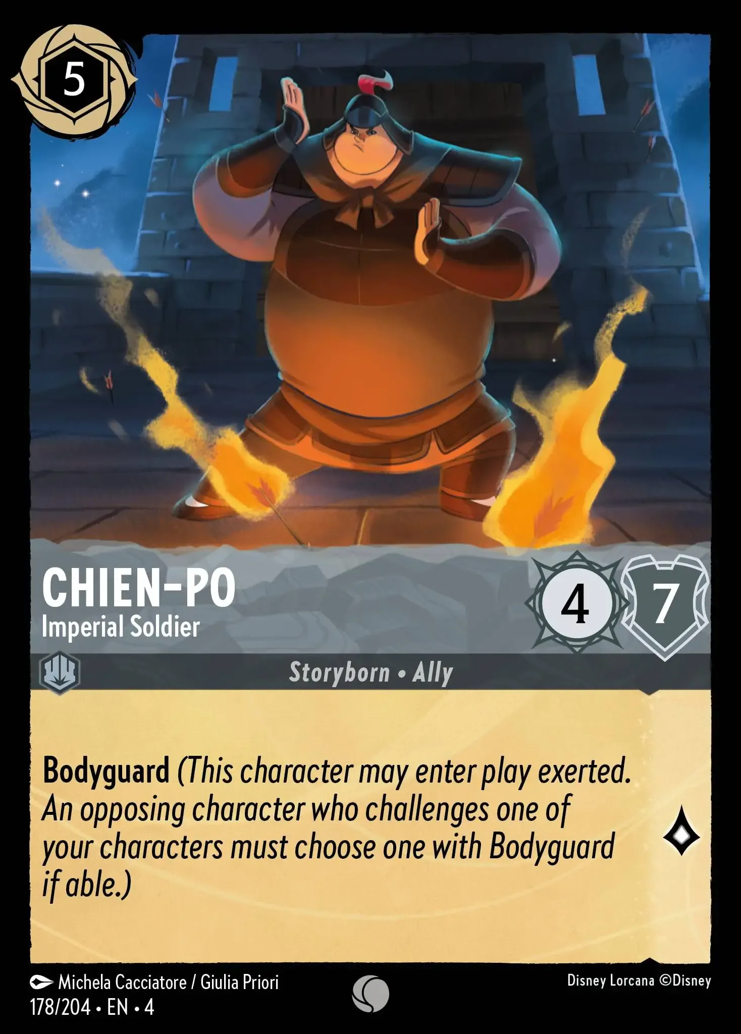 Lorcana - Chien-Po - Imperial Soldier - Ursula's Return