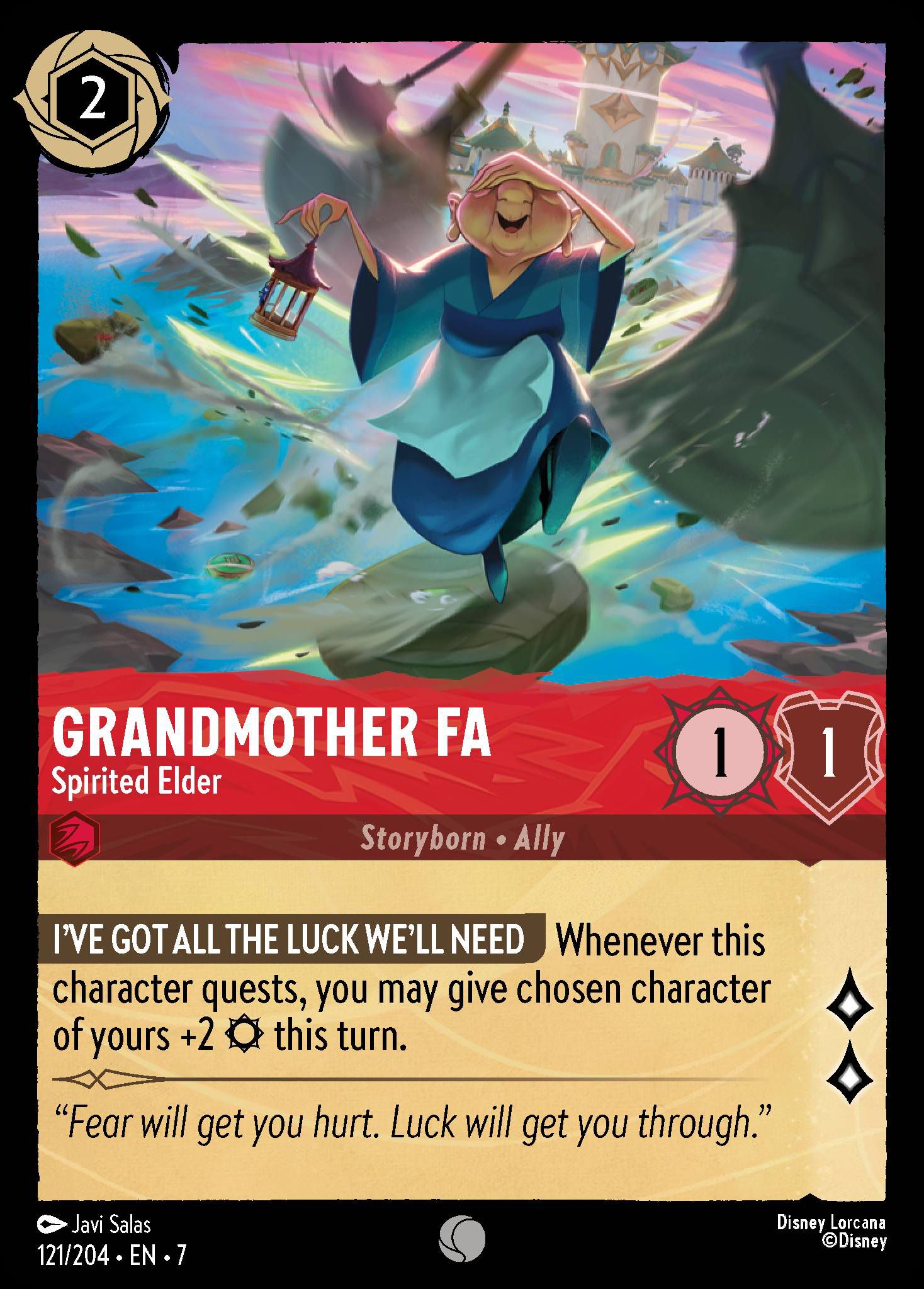 Lorcana - Grandmother Fa - Spirited Elder - Archazia's Island