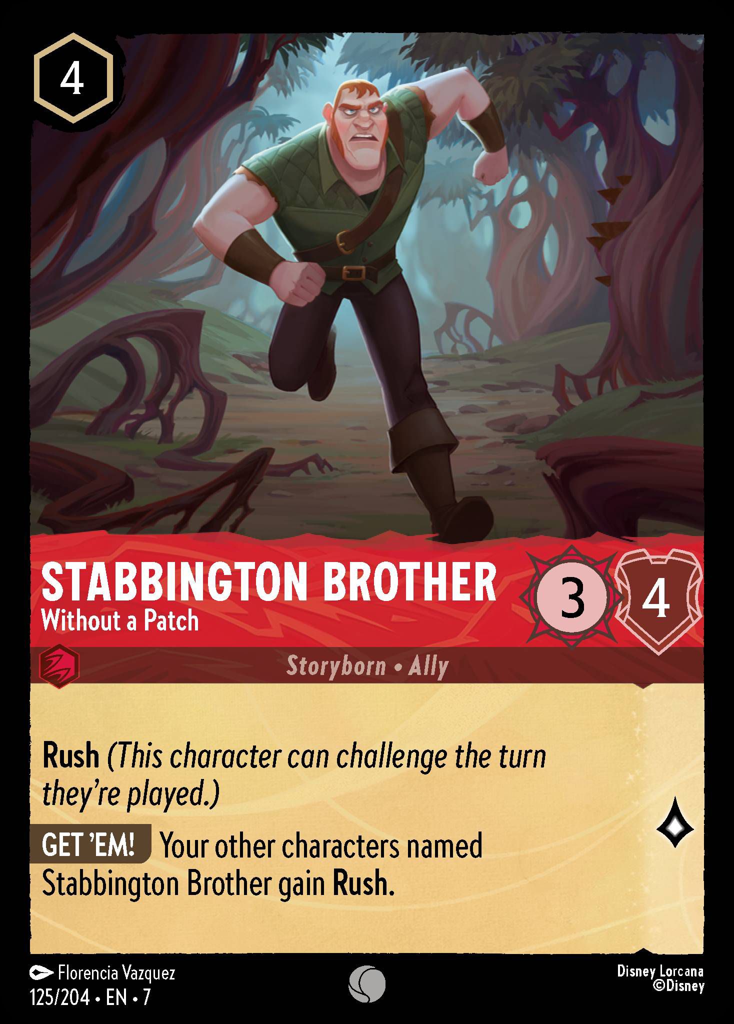 Lorcana - Stabbington Brother - Without a Patch - Archazia's Island