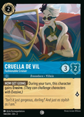 Lorcana - Cruella De Vil - Fashionable Cruiser - Rise of the Floodborn