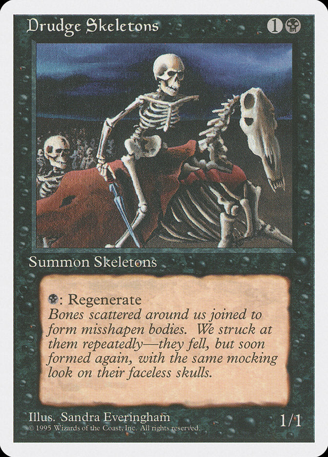 Magic: The Gathering - Drudge Skeletons - Fourth Edition
