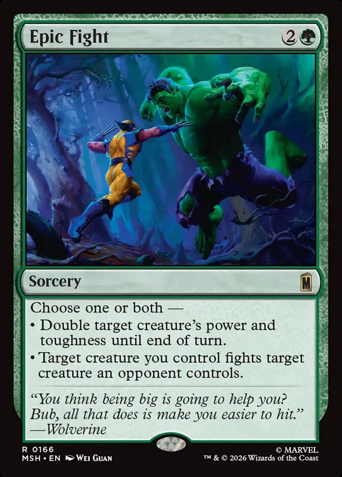 Magic: The Gathering - Epic Fight - Marvel Super Heroes