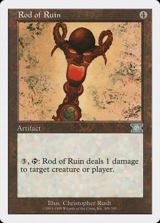 Magic: The Gathering - Rod of Ruin - Sixth Edition