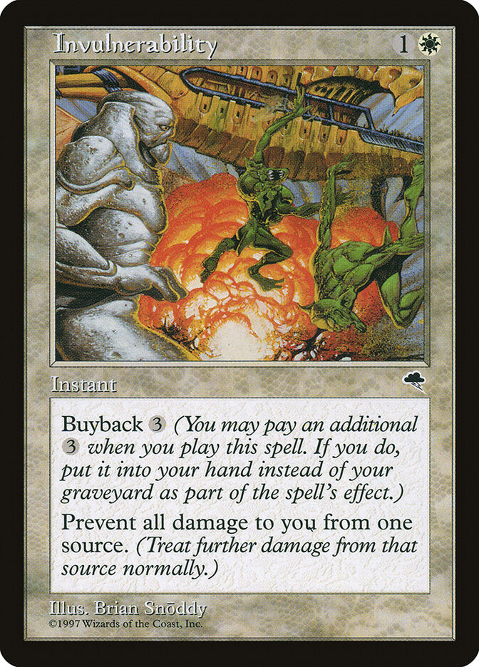 Magic: The Gathering - Invulnerability - Tempest