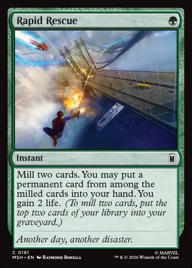 Magic: The Gathering - Rapid Rescue - Marvel Super Heroes